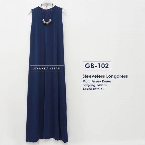 GB-102 Gamis Tanpa Lengan